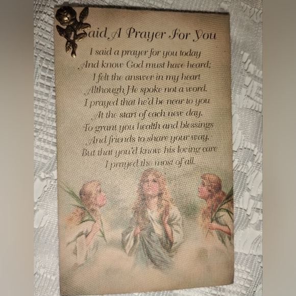 2 Vintage mostly memories mini messages ,Angel,rose pin, cherub and angels - Picture 6 of 10